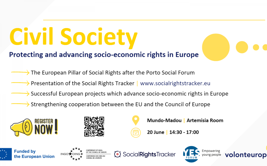 Seminar: civil society protecting and advancing socio-economic rights in Europe